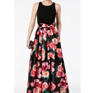 Floral Printed Gown